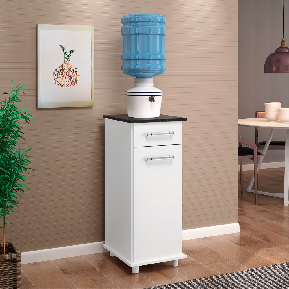 Balcão Multiuso Ísis Simples 1 Porta Branco - Nicioli