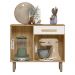 Balcão para Cozinha Lemon com 2 portas e 1 Gaveta 91 cm Freijo/Off White