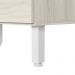 Balcao Canto Obliquo Tampo MDF Kali 12222 Bianco Toq Bianco Toq Nicioli