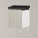Balcao Canto Obliquo Tampo MDF Kali 12222 Bianco Toq Branco Uv Nicioli