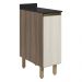 Balcao Com Tampo 1P 30 cm MDF Kali 12217 Carvalho Toq Bianco Toq Nicioli