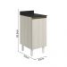 Balcao Com Tampo 1P 40 cm MDF Kali 12218 Bianco Toq Bianco Toq Nicioli
