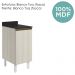 Balcao Com Tampo 1P 40 cm MDF Kali 12218 Bianco Toq Bianco Toq Nicioli