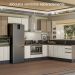 Balcao Com Tampo 1P 40 cm MDF Kali 12218 Carvalho Toq Bianco Toq Nicioli