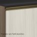 Balcao Com Tampo 2G 80cm MDF Kali 16412 Carvalho Toq Bianco Toq Nicioli