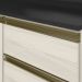 Balcao Com Tampo 2P 3G 120cm MDF Kali 16417 Bianco Toq Bianco Toq Nicioli
