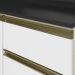 Balcao Com Tampo 2P 3G 120cm MDF Kali 16417 Bianco Toq Branco Uv Nicioli