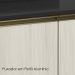 Balcao Com Tampo 2P 60 cm MDF Kali 12220 Carvalho Toq Bianco Toq Nicioli