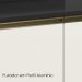 Balcao Com Tampo 2P 60 cm MDF Kali 12220 Carvalho Toq Off White Cetim Nicioli