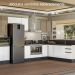 Balcao Com Tampo 2P 70 cm MDF Kali 12221 Bianco Toq Branco Uv Nicioli