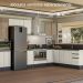 Balcao Com Tampo 2P 80 cm MDF Kali 12223 Bianco Toq Bianco Toq Nicioli