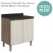Balcao Com Tampo 2P 80 cm MDF Kali 12223 Carvalho Toq Bianco Toq Nicioli