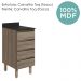 Balcao Com Tampo 4G 40 cm MDF Kali 16410 Carvalho Toq Carvalho Toq Nicioli