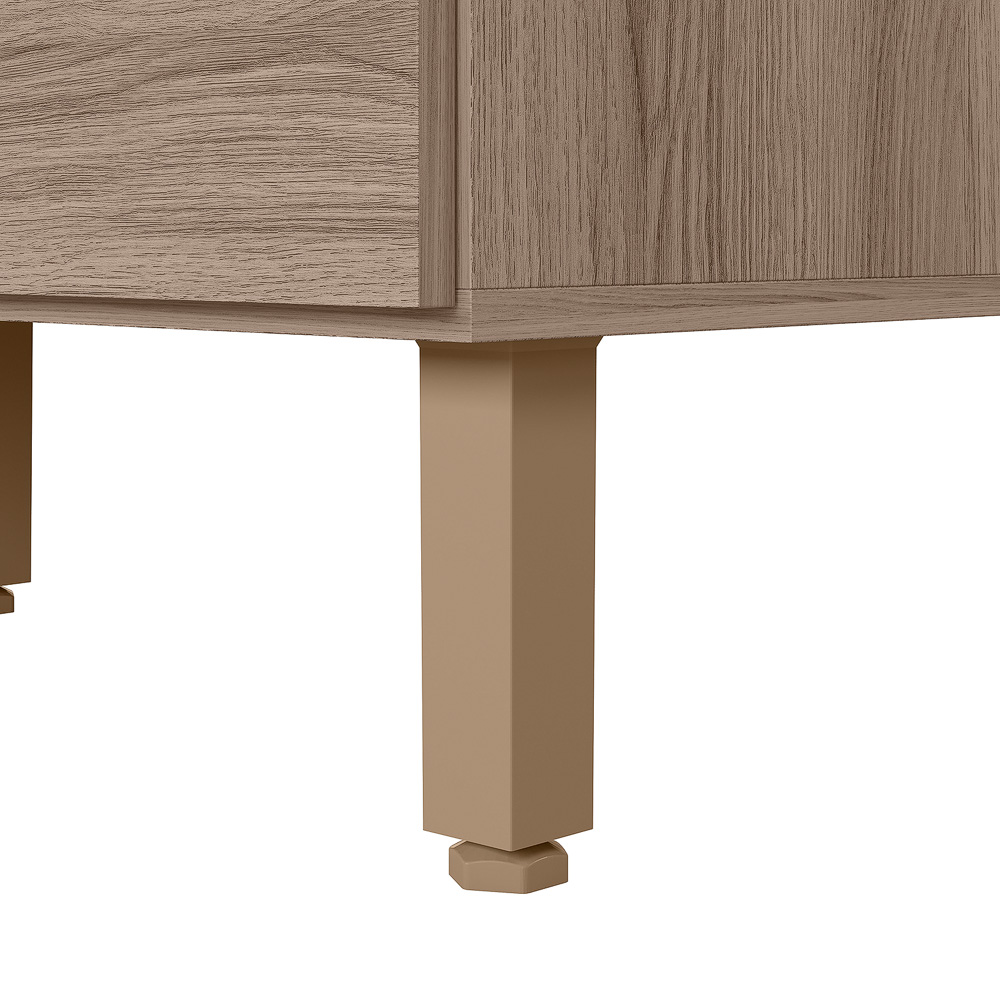 Balcao Com Tampo 4G 40 cm MDF Kali 16410 Carvalho Toq Carvalho Toq Nicioli