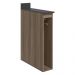 Balcao Guardanapeiro Com Tampo 15 cm MDF Kali 12215 Carvalho Toq Nicioli