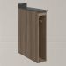 Balcao Guardanapeiro Com Tampo 15 cm MDF Kali 12215 Carvalho Toq Nicioli