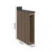 Balcao Guardanapeiro Com Tampo 15 cm MDF Kali 12215 Carvalho Toq Nicioli