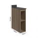 Balcao Nicho Com Tampo 20 cm MDF Kali 12216 Carvalho Toq Nicioli