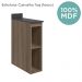 Balcao Nicho Com Tampo 20 cm MDF Kali 12216 Carvalho Toq Nicioli