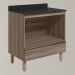 Balcao Nicho Forno 80cm MDF Kali 16406 Carvalho Toq Carvalho Toq Nicioli