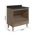 Balcao Nicho Forno 80cm MDF Kali 16406 Carvalho Toq Carvalho Toq Nicioli