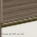 Balcao Nicho Forno 80cm MDF Kali 16406 Carvalho Toq Off White Cetim Nicioli