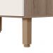 Balcao Para Pia 2P 3G 120cm MDF Kali 16417 Carvalho Toq Off White Cetim Nicioli