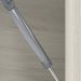 Balcao Tampo 2G Vidro 80cm MDF Kali 16415 Bianco Toq Branco Uv Nicioli