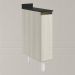 Balcao com Tampo 1P 20cm MDF Kali 16796 Bianco Toq Bianco Toq Nicioli