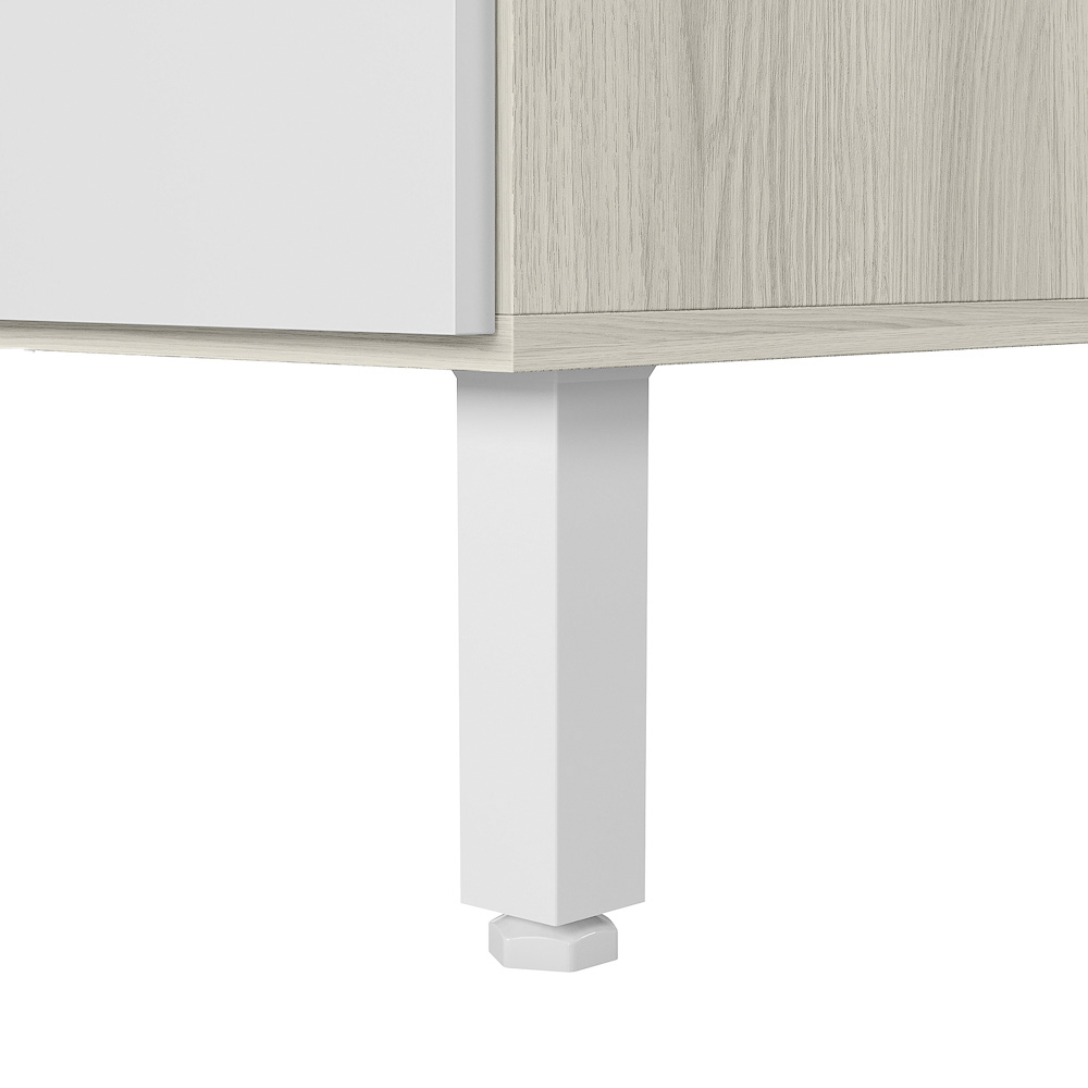 Balcao com Tampo 1P 20cm MDF Kali 16796 Bianco Toq Branco Uv Nicioli