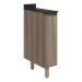 Balcao com Tampo 1P 20cm MDF Kali 16796 Carvalho Toq Carvalho Toq Nicioli