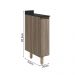 Balcao com Tampo 1P 20cm MDF Kali 16796 Carvalho Toq Carvalho Toq Nicioli