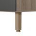 Balcao com Tampo 1P 20cm MDF Kali 16796 Carvalho Toq Chumbo Nicioli