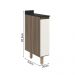 Balcao com Tampo 1P 20cm MDF Kali 16796 Carvalho Toq Off White Cetim Nicioli