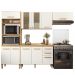 Cozinha Modulada 4 Peças 17010 Freijo Off White Cristal Nicioli