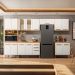 Cozinha Modulada 6 Peças 17008 Freijo Off White Cristal Nicioli