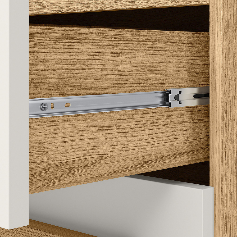Cozinha Modulada 6 Peças 17008 Freijo Off White Cristal Nicioli