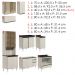 Cozinha Modulada 9 Peças MDF Kali Bianco Toq Bianco Toq Nicioli