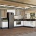 Cozinha Modulada 9 Peças MDF Kali Bianco Toq Branco Uv Nicioli
