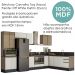 Cozinha Modulada 9 Peças MDF Kali Carvalho Toq Off White Cetim Nicioli
