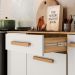 Cozinha com Balcão Lemon com 10 Portas e 1 Gaveta 222 cm Freijo/Off White