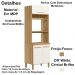 Paneleiro 03 PT 70 cm 16994 Freijo Off White Cristal Nicioli