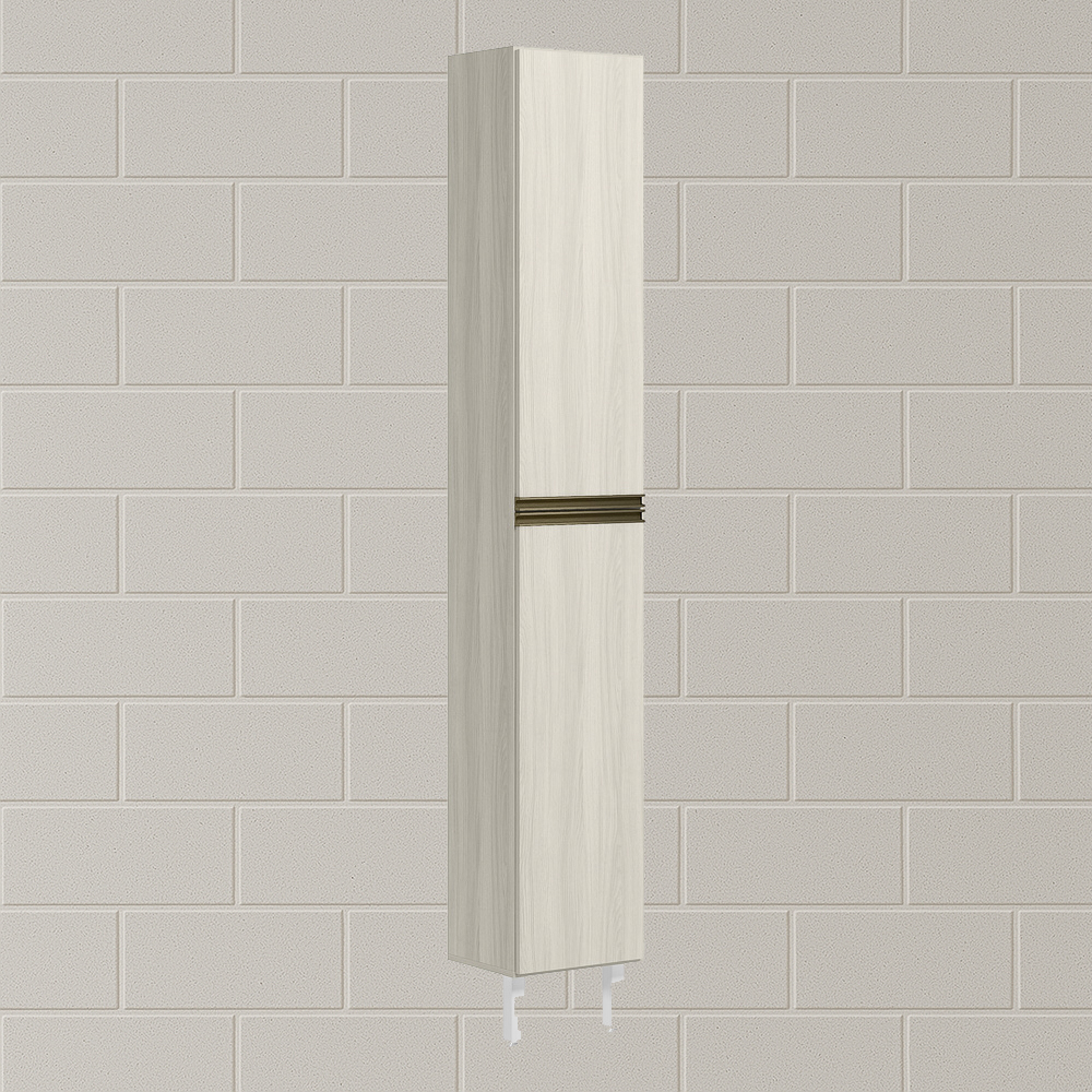 Paneleiro 1 Porta 221X50cm MDF Kali 12229 Bianco Toq Bianco Toq Nicioli