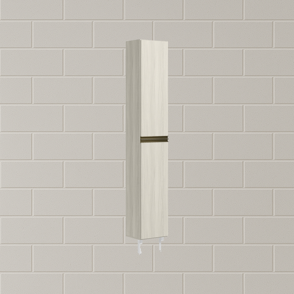 Paneleiro 1 Porta 221X50cm MDF Kali 12229 Bianco Toq Bianco Toq Nicioli