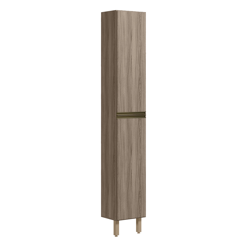 Paneleiro 1 Porta 221X50cm MDF Kali 12229 Carvalho Toq Carvalho Toq Nicioli