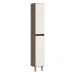 Paneleiro 1 Porta 221X50cm MDF Kali 12229 Carvalho Toq Off White Cetim Nicioli
