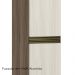 Paneleiro 2 Portas 221X35cm MDF Kali 12228 Carvalho Toq Bianco Toq Nicioli