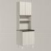 Paneleiro Duplo 4 Portas 70cm MDF Kali 12230 Bianco Toq Bianco Toq Nicioli