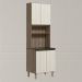 Paneleiro Duplo 4 Portas 70cm MDF Kali 12230 Carvalho Toq Bianco Toq Nicioli