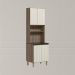 Paneleiro Duplo 4 Portas 70cm MDF Kali 12230 Carvalho Toq Bianco Toq Nicioli